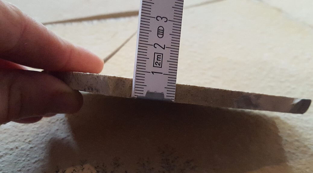 Solnhofener Polygonalplatten Detailansicht